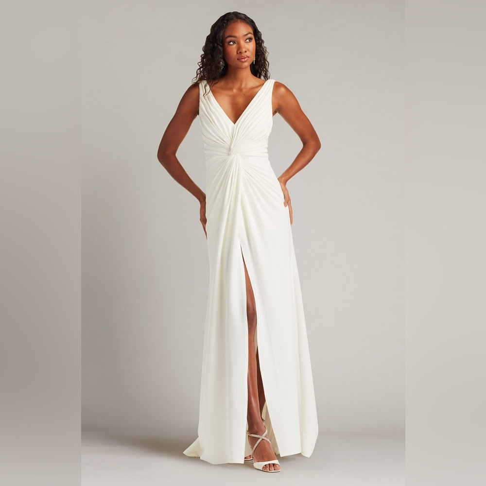 TADASHI SHOHI - JESSEY TWIST-FRONT GOWN